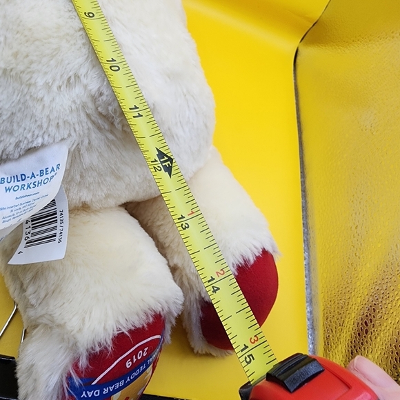Build A Bear Limited Edition National Teddy Bear Day 2019 Plush Stuffed Animal - Picture 4 of 6